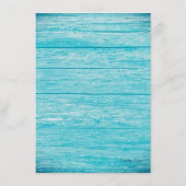 Menü "Blue Boards" des Tropical Christmas Sea Menükarte (Rückseite)