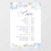 Menü "Blue Marble Design Services" Fensteraufkleber (Blatt)