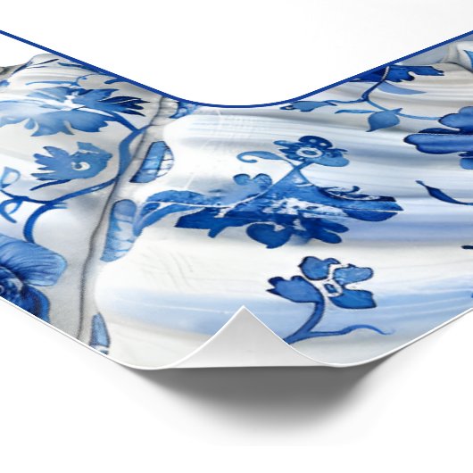 Menü Blue Seashells Services Poster (Ecke)