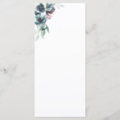 Menü "Blume" Menükarte (Rückseite)