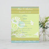 Menü "Blume und Bienen" (Stehend Vorderseite)