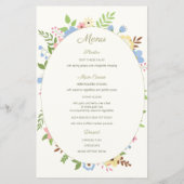 Menü "Blumenkreuz" - Weiche Pastelle (Rückseite)