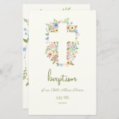 Menü "Blumenkreuz" - Weiche Pastelle (Vorne/Hinten)