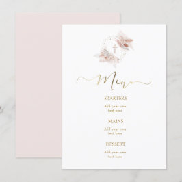 Menü "boho design" menükarte