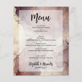 Menü "Budget Marble Wedding"