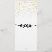 Menu Card, Christmas Menu, Dinner, Lunch Einladung (Rückseite)