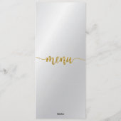 Menu Card, Christmas Menu, Dinner, Lunch Einladung (Rückseite)