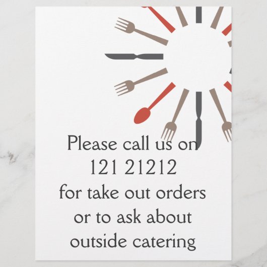 Menü Catering (Rückseite)