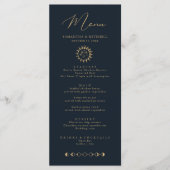 Menü "Celestial Sun and Moon" Menükarte (Vorderseite)