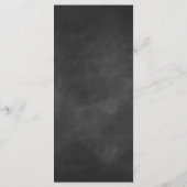 Menü "Chalkboard" 1 Menükarte (Rückseite)