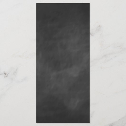 Menü "Chalkboard Butterfys" Menükarte (Rückseite)