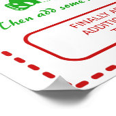 Menü "chinesisches Restaurant" mit benutzerdefinie Poster (Ecke)