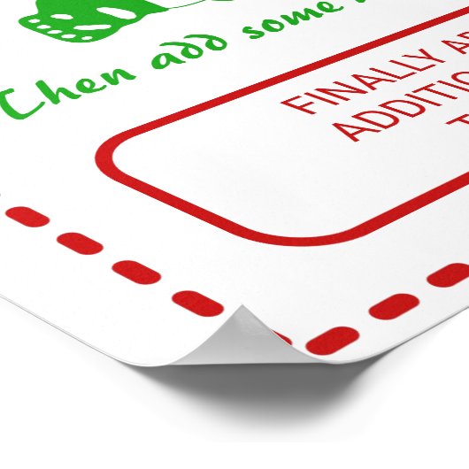 Menü "chinesisches Restaurant" mit benutzerdefinie Poster (Ecke)