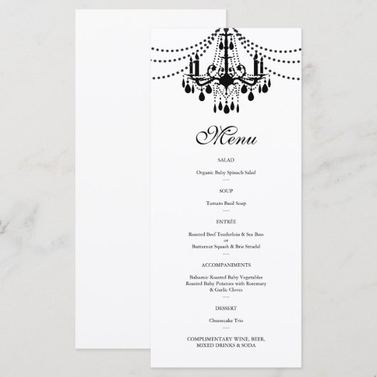 Menü "Corporate Dinner Menükarte (Vorne/Hinten)