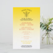 Menü "Custom Apiary Honey" (Stehend Vorderseite)