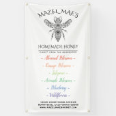 Menü "Custom Apiary Honey Flavours" Banner (Vertikal)