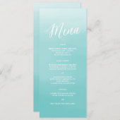 Menü der Küsten-| Menükarte (Vorne/Hinten)