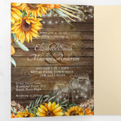 Menü des FOTOS Wedding INVITE-UAWG (Innen Erste Seite)