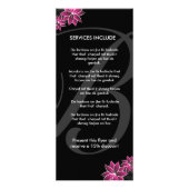 Menü des technischen Dienstes / Preisübersicht (Hinten)