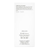 Menü des Tree Massage Therapeuten Service Wellness (Hinten)