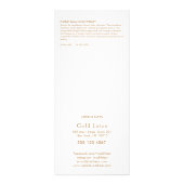 Menü des Tree Massage Therapeuten Service Wellness (Hinten)