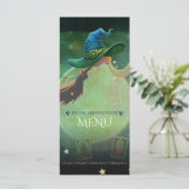 Menü des verzauberten Tarots der Nacht Menükarte (Stehend Vorderseite)