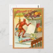 Menü "Devil Demon Fruit Lamp" Postkarte (Vorne/Hinten)