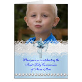 Menü Dinner Card Erste heilige Kommune 2 (Vorne)