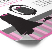 Menü "Dog Grooming Wellness-Center" - Anpassbar Poster (Ecke)