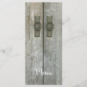 Menü "Doppel-Barenttüren" Menükarte (Vorderseite)