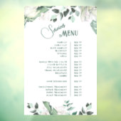 Menü Emerald Greenery Services Fensteraufkleber (Blatt 3)