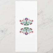 Menü Fiesta Party Mexican Red Wedding Empfang Menükarte (Rückseite)