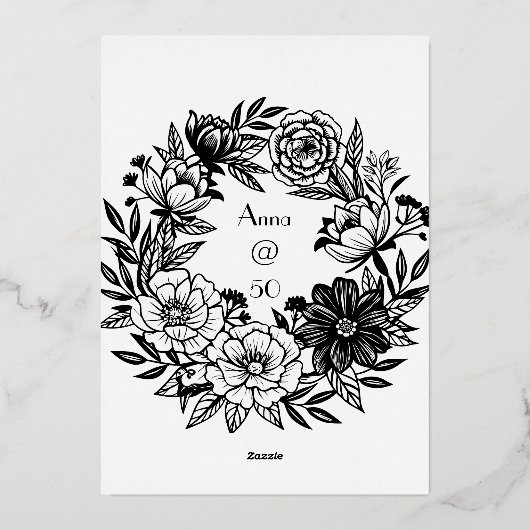 Menü "Floral Elegance" im Party (Rückseite)