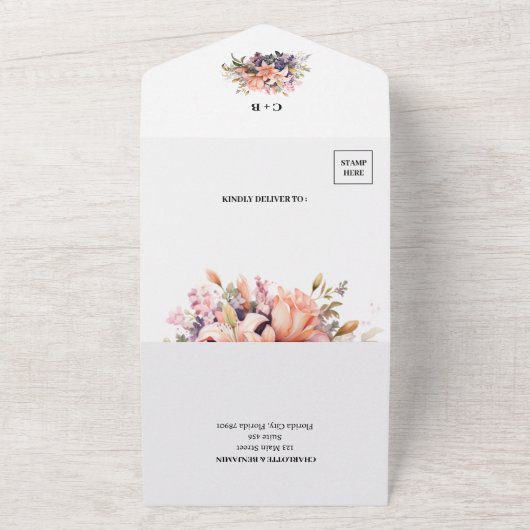 Menü "Foto" Probe zum Abendessen All In One Einladung (Außenbereich)