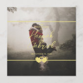 Menü "Foto Wedding Verlobung" hinzufügen Menükarte (Vorderseite)