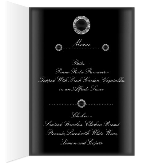 Menü für Annie Card (Innen (Rechts))