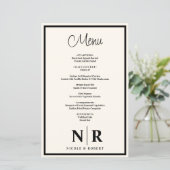 Menü für benutzerdefinierte Probe-Abendessen für H (Stehend Vorderseite)