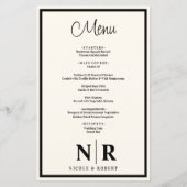 Menü für benutzerdefinierte Probe-Abendessen für H (Vorderseite)