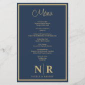 Menü für benutzerdefinierte Probe-Abendessen für H (Vorderseite)