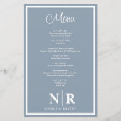 Menü für benutzerdefinierte Probe-Abendessen für H (Vorderseite)