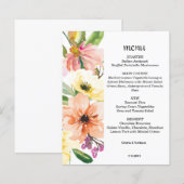 Menü für Blumenzehen im Frühjahr (Vorne/Hinten)