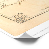 Menü für Dampfgarer "Goldenes Zeitalter" (1276A) Poster (Ecke)