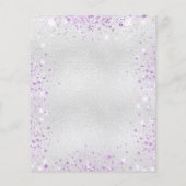 Menü für das Skript-Bar von Glitzern mit lila Glit (Rückseite)