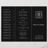 Menü für die Einnahme von Schwarzen Logos | Benutz (Vorderseite)