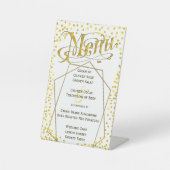 Menü für geometrische Abstrakte Rahmen RetroTypogr Sockelschild (Vorderseite)