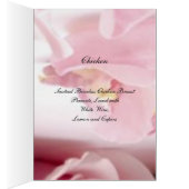 Menü für Hochzeiten Rosen (Innen (Rechts))