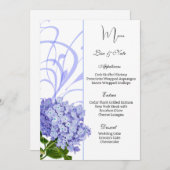 Menü für Hochzeitssendungen Menükarte (Vorne/Hinten)