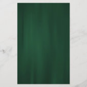 Menü für romantische geometrische Goldrahmen (Rückseite)