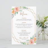 Menü "Geometrische Blume" (Stehend Vorderseite)