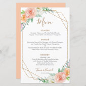 Menü "Geometrische Blume" (Vorne/Hinten)